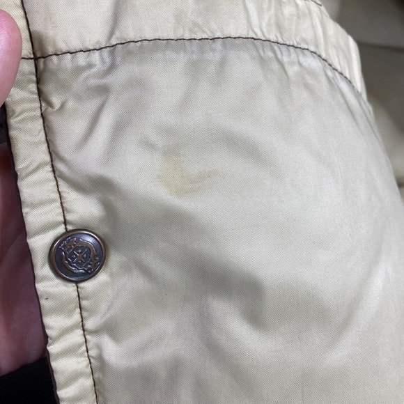 Vintage Stearns Reversible Tan Brown Goose Down Puffer Vest Size Medium 80s - Picture 10 of 11